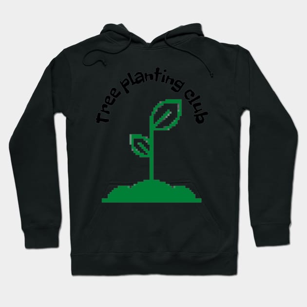 Tree panting club Hoodie by TheNoblesse